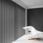 Vertical Grey Blinds