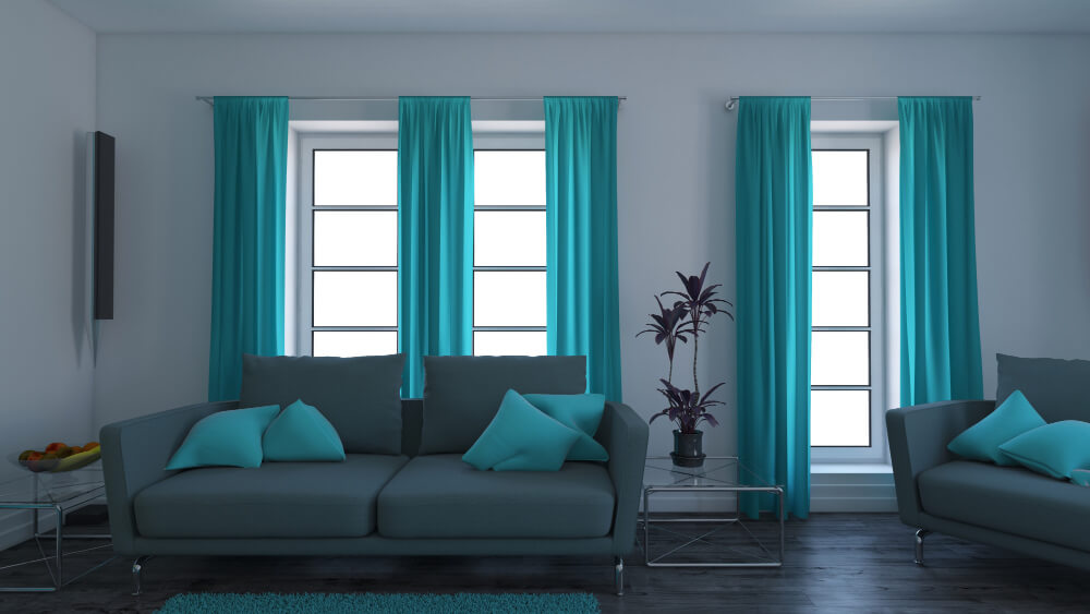 proper curtains and blinds provide privacy
