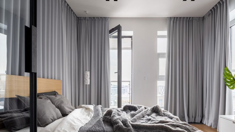 Motorized curtain in Dubai